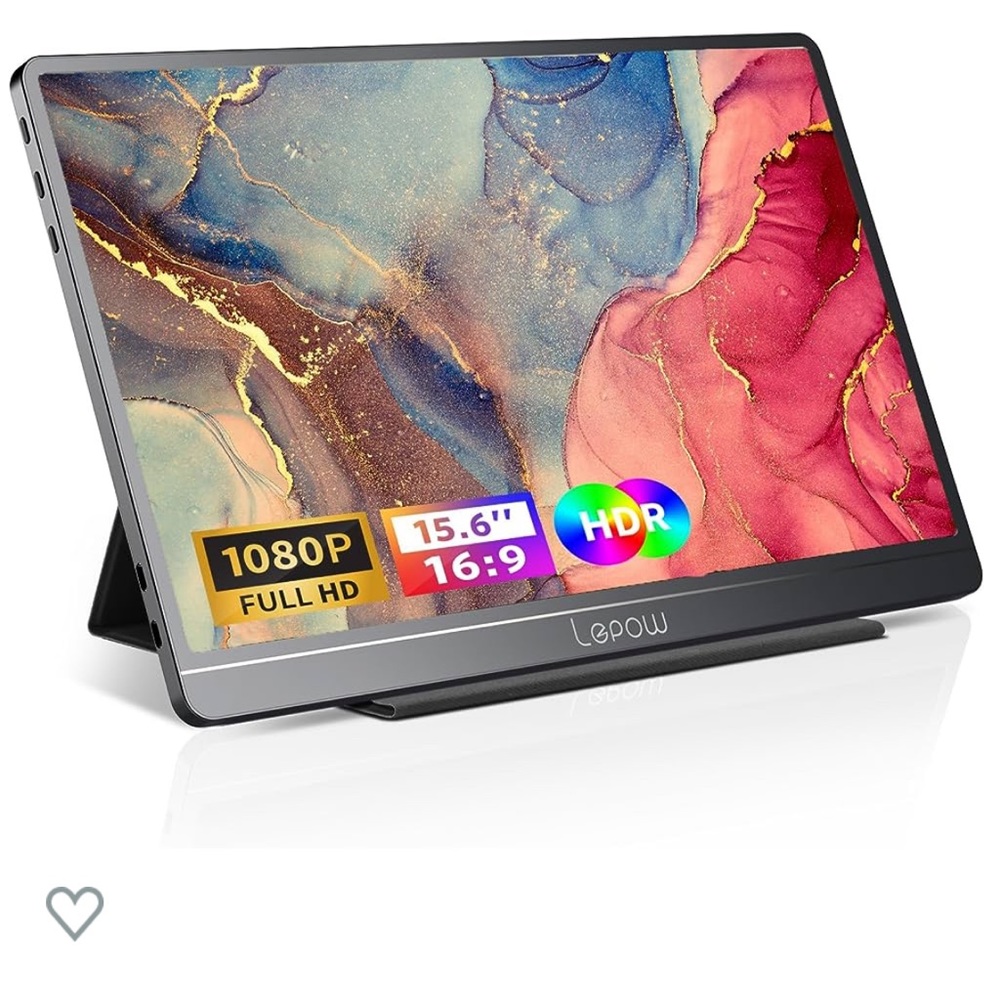 Lepow Z1-Gamut 15.6 Inch FHD 1080P Type-c Portable Display/ monitor.